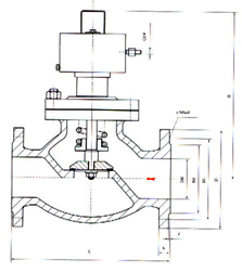 QDQ421F氣動緊急切斷閥結(jié)構(gòu)圖 QDQ421F氣動緊急切斷閥結(jié)構(gòu)圖