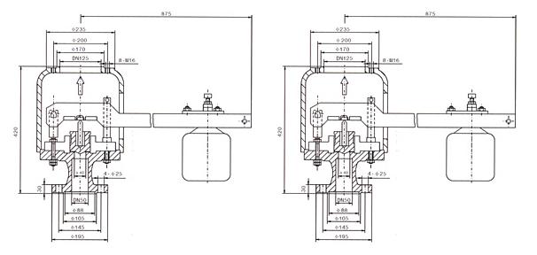 GA44H-64安全閥結構示意圖 GA44H-64安全閥結構示意圖
