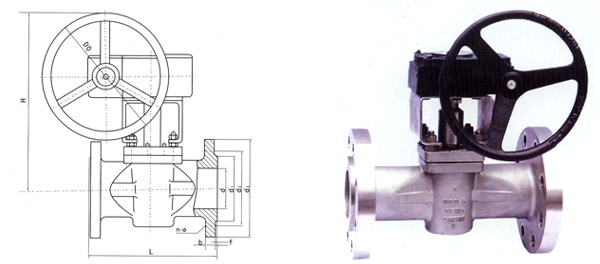 國標法蘭卡套旋塞閥 國標法蘭卡套旋塞閥
