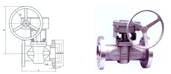 德標法蘭卡套旋塞閥 德標法蘭卡套旋塞閥