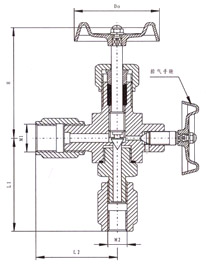 J29壓力表截止閥結(jié)構(gòu)示意圖 J29壓力表截止閥結(jié)構(gòu)示意圖